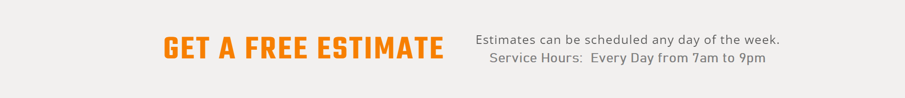 Getafreeestimate